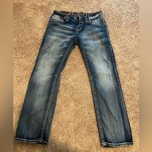 Mens rock revival jeans
